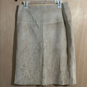 Kenneth Cole Elegant Tan Floral Women's Skirt